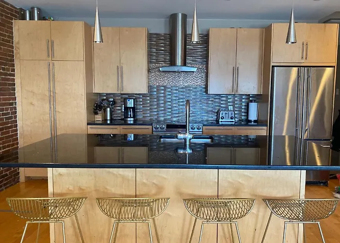 Boston Harbor Views Modern North End Condo Free Parking!