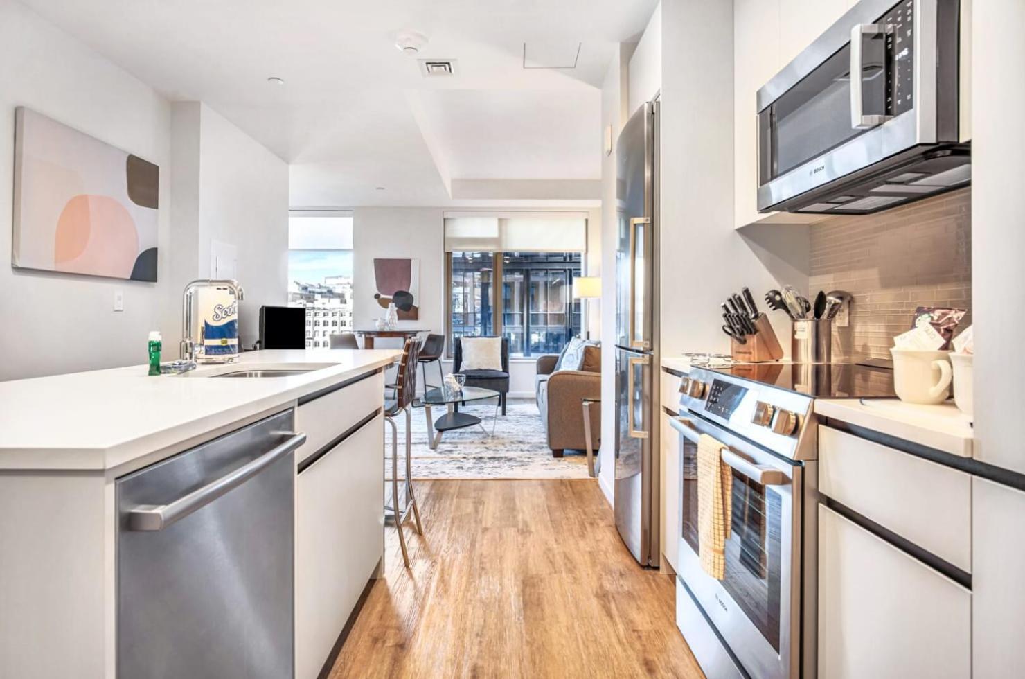Apartment Spacious Full Kitchen In Seaport - Alx-603 Boston