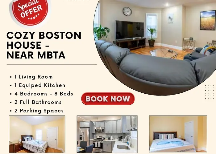 233-1 4Br Boston - Cozy Apt Near Mbta Station