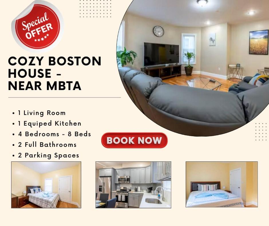 233-1 4Br Boston - Cozy Apt Near Mbta Station Apartment Boston